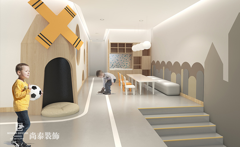 早教中心过道设计效果图 早教中心过道设计效果图